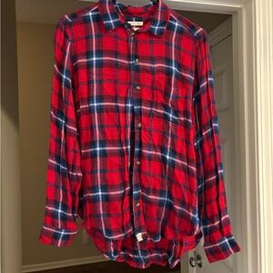 Women’s American Eagle Outfitters Boyfriend Plaid Shirt